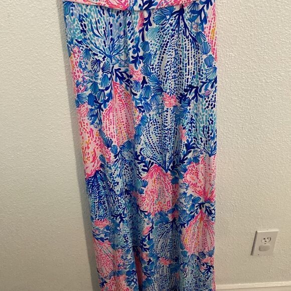 NWT- Lilly Pulitzer-SLOANE Maxi Dress- Resort white-Sway with me - Picture 4 of 10